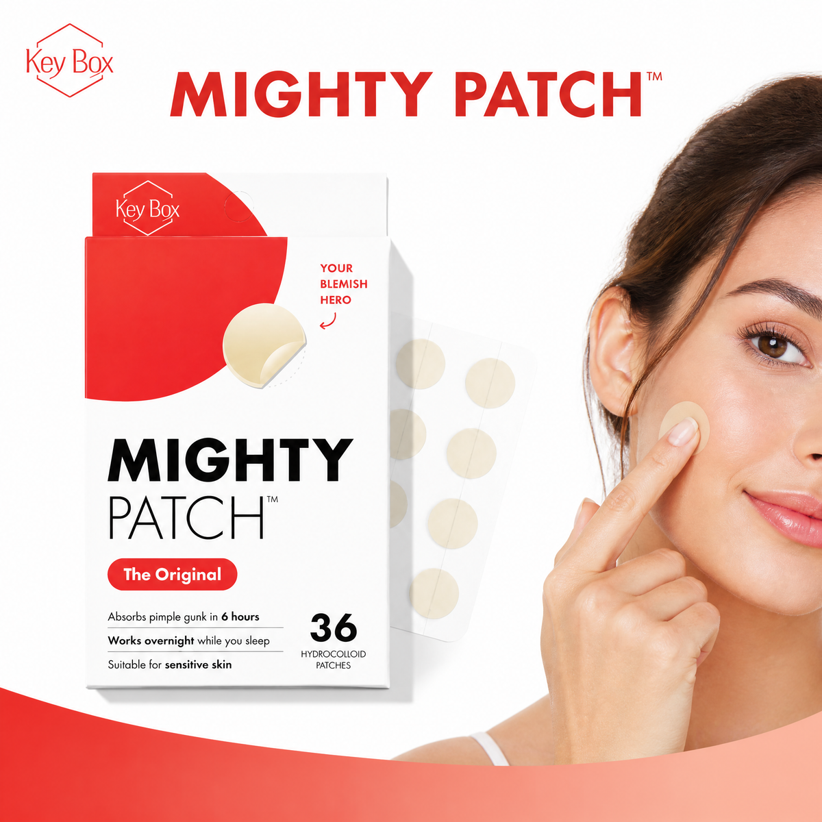 Parche hidrocoloide para imperfecciones - 75unid