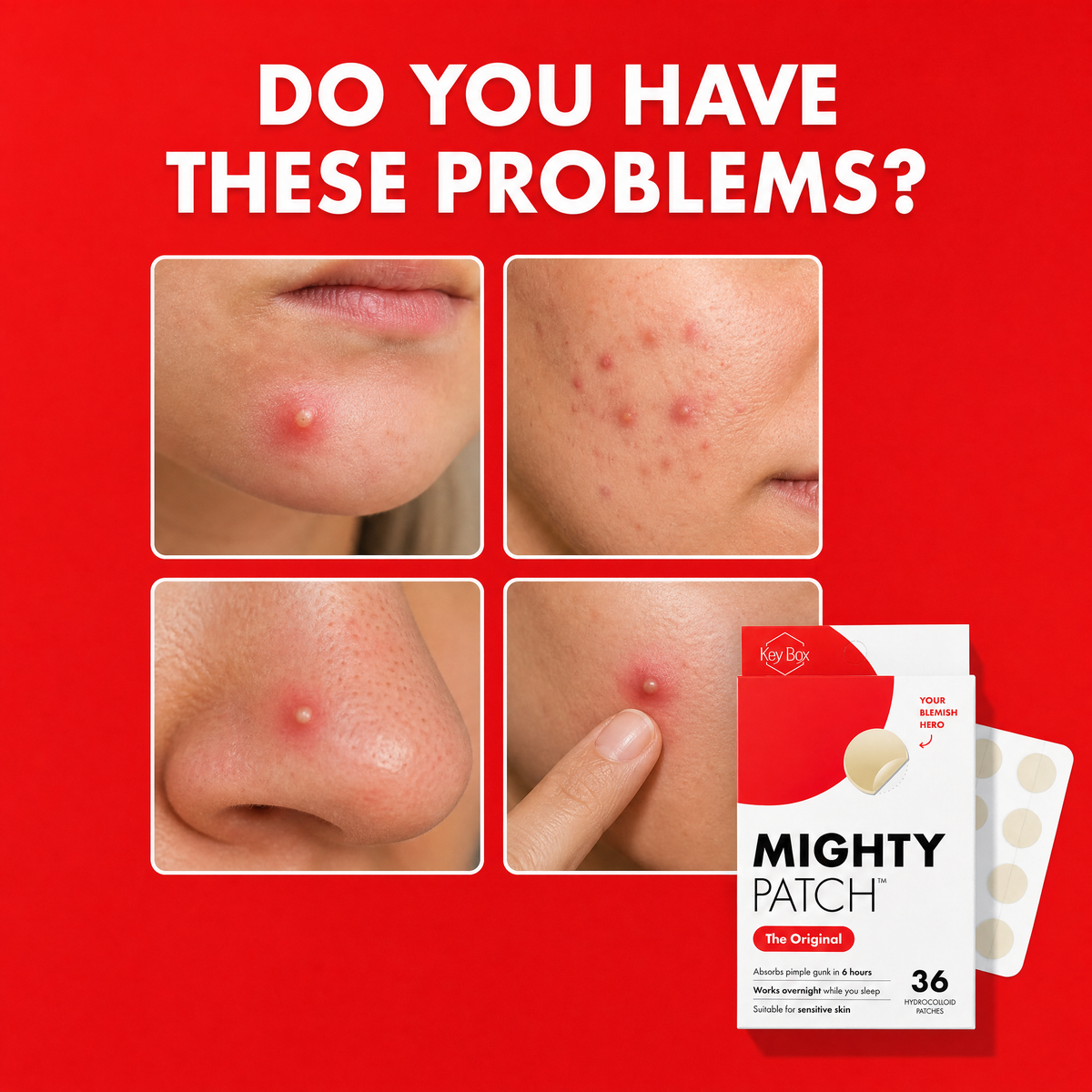 Parche hidrocoloide para imperfecciones - 75unid